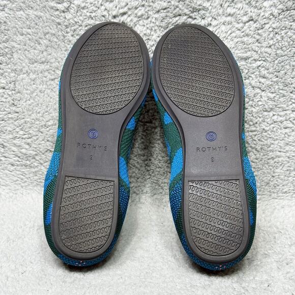 Rothy's The Loafer Womens Size 9 Slip On Flats Shoes Blue Camo Retired - Picture 8 of 10